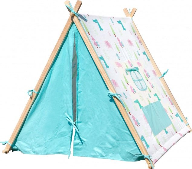 speeltent Elephant and Crocodile 131 cm hout 2-delig