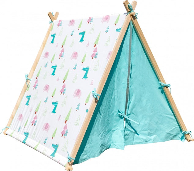 speeltent Elephant and Crocodile 131 cm hout 2-delig