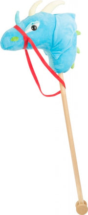 stokpaard blauwe draak 95 cm