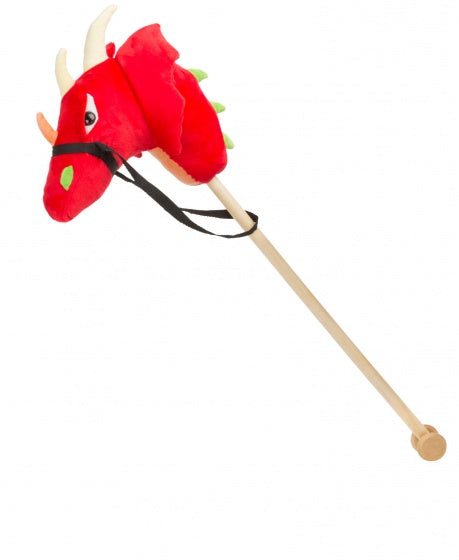 stokpaard rode draak