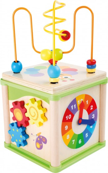 Training kubus met loop Insecten hout