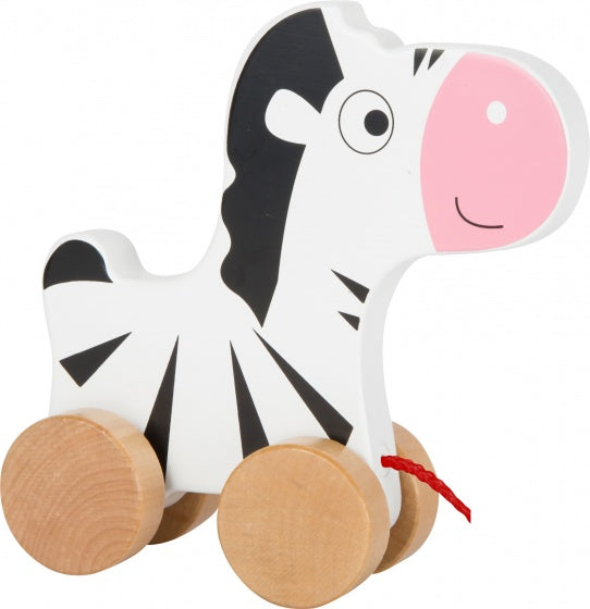 trekdier zebra wit