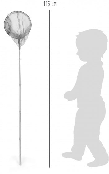 vangnet roze 116 cm