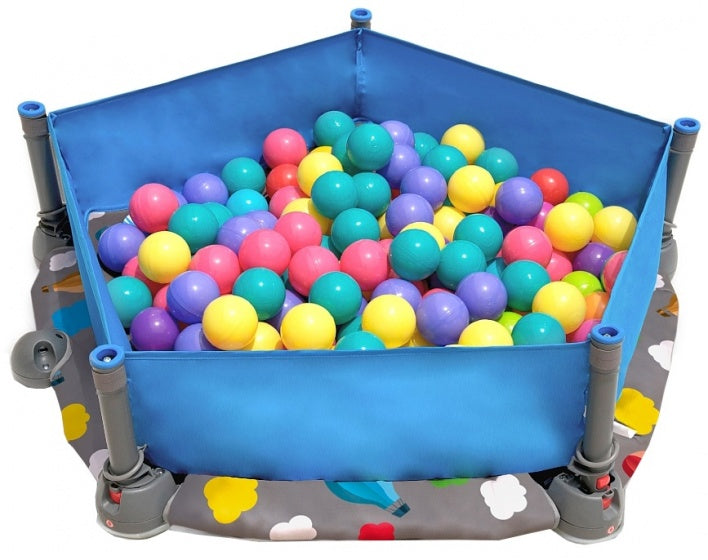 3-in-1 Activity Center junior blauw 90 cm