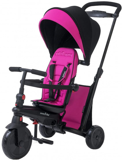 7-in-1-driewieler smarTfold 500 Meisjes Zwart/Roze