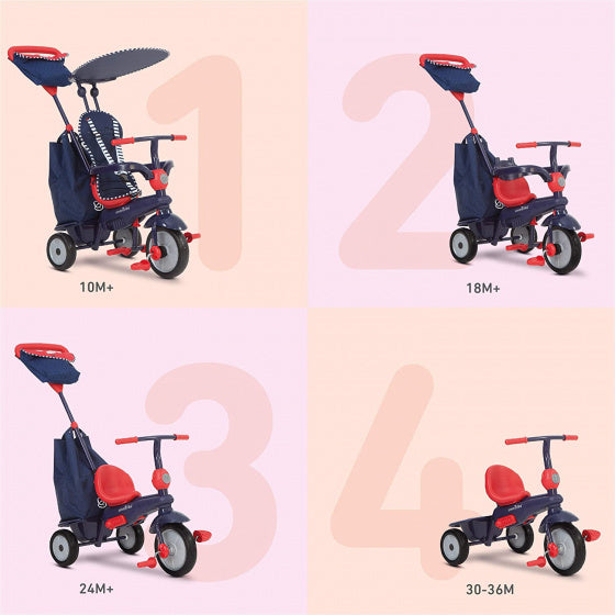 Shine Star 4-in-1 Junior Blauw/Rood