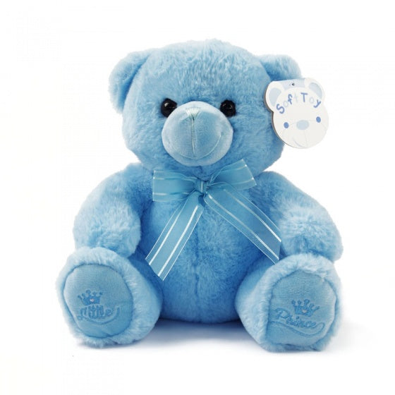 knuffelbeer Little Prince junior 25 cm blauw