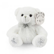 knuffelbeer Little Star 18 cm polyester wit