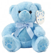 knuffelbeer Paws junior 20 cm polyester blauw