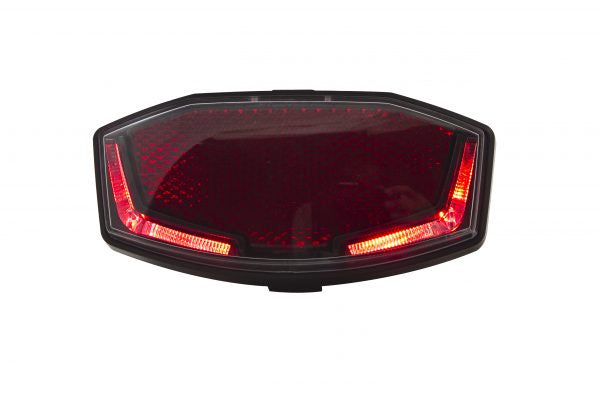 achterlicht Lineo led batterij 19 cm rood