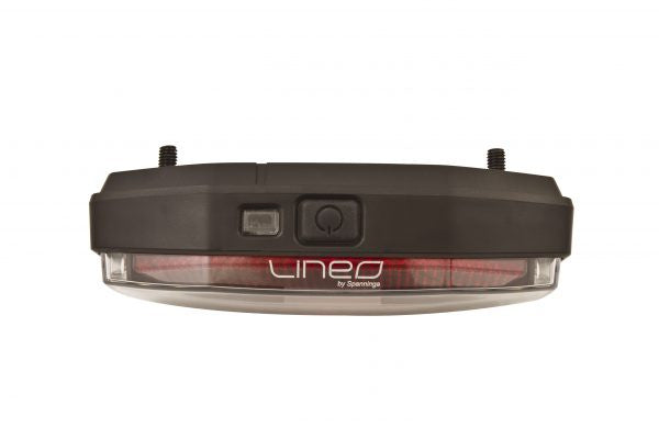 achterlicht Lineo led batterij 19 cm rood