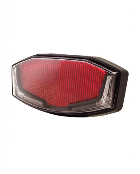 achterlicht Lineo led batterij 19 cm rood