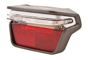 achterlicht Brasa XDS dynamo led 80 mm zilver/rood
