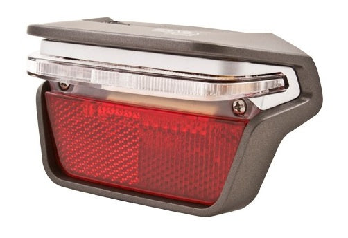 achterlicht Brasa XDS dynamo led 80 mm zilver/rood