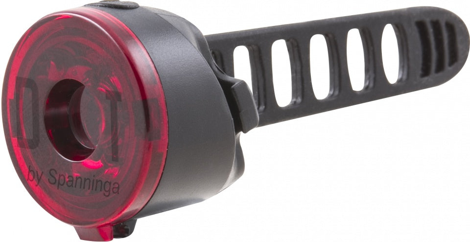 achterlicht DOT led batterij zwart/rood