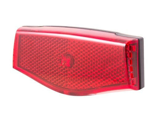 achterlicht Plateo XD dynamo led 80 mm zwart/rood