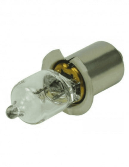 fietslampje halogeen 6V/3W glas/staal transparant