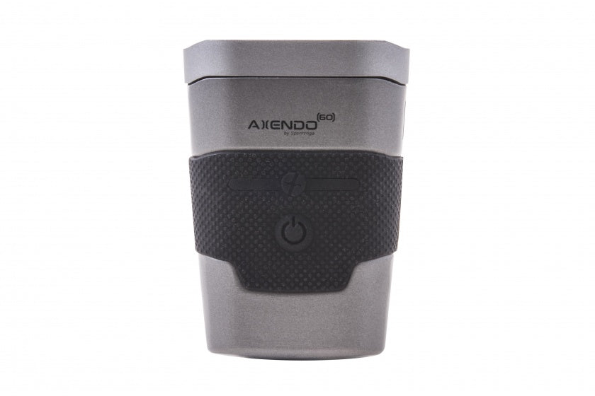 koplamp Axendo 60 Lux USB-oplaadbaar 80 m antraciet