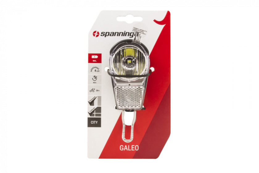 koplamp Galeo XB 4 lux led batterij zwart/wit