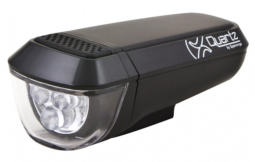 koplamp Quartz batterij led zwart/wit