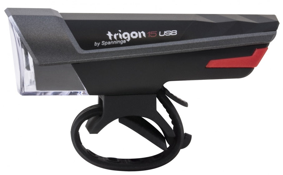 koplamp Trigon 15 led zwart