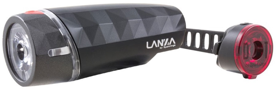 verlichtingsset Lanza XB led batterij zwart 5-delig