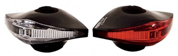 verlichtingsset Pirata led batterij zilver/rood