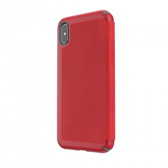 telefoonhoesje Presidio Folio Apple iPhone XS Max rood