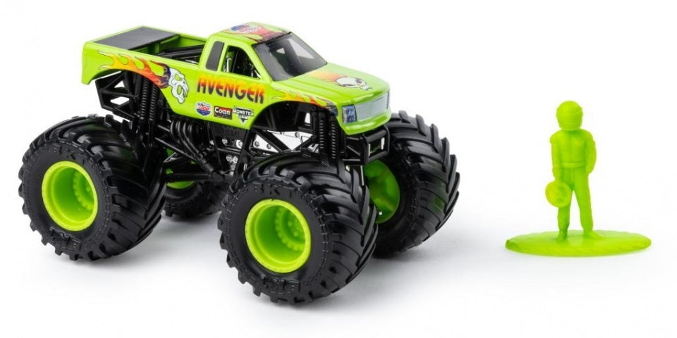 Monster Jam monstertruck Avenger 10 cm groen