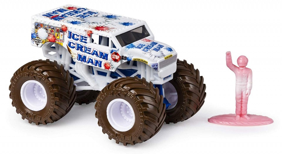Monster Jam monstertruck Ice Cream Man 10 cm wit