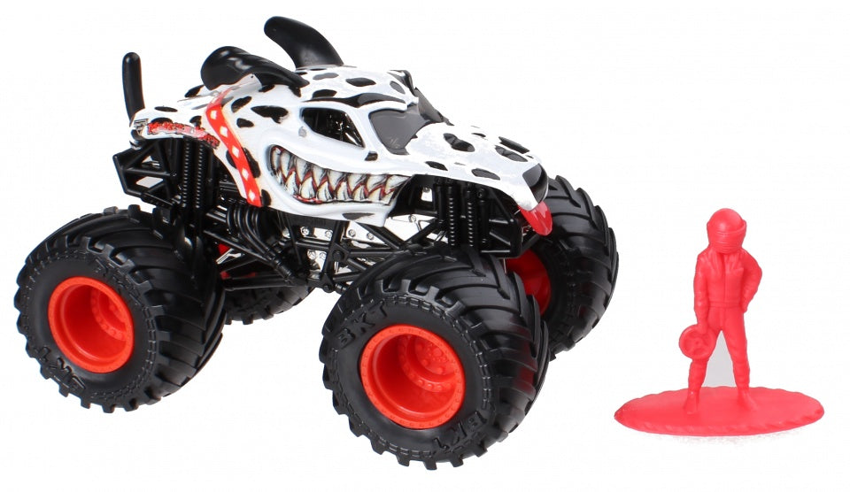 Monster Jam monstertruck mm Dalmatian 10 cm wit