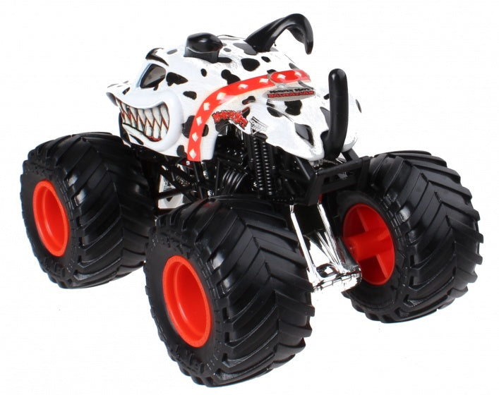Monster Jam monstertruck mm Dalmatian 10 cm wit