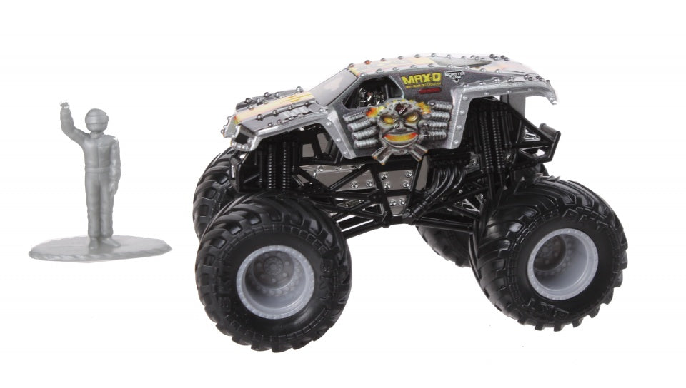 schaalmodel Monster Jam Max-D 1:64 zwart/zilver/geel