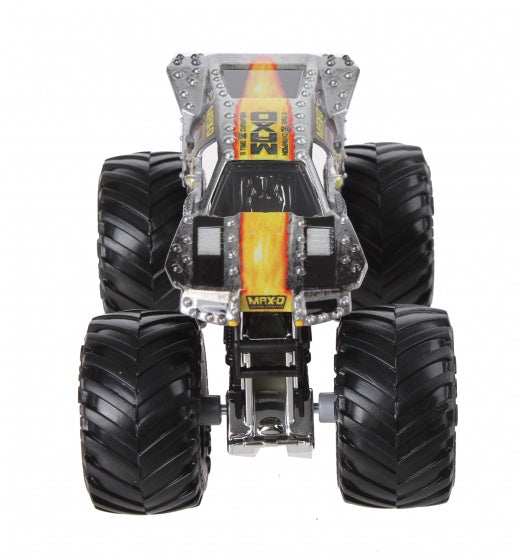 schaalmodel Monster Jam Max-D 1:64 zwart/zilver/geel
