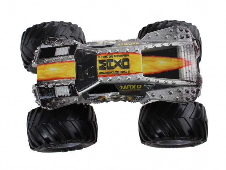 schaalmodel Monster Jam Max-D 1:64 zwart/zilver/geel