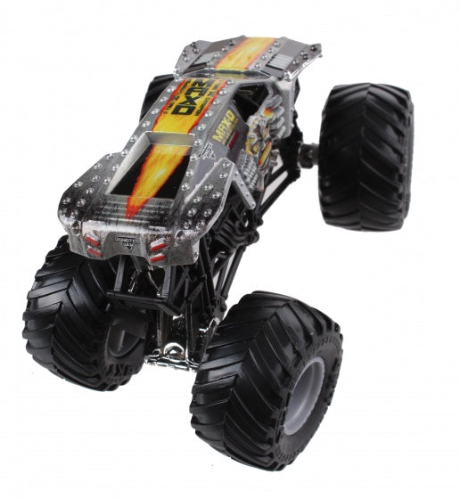 schaalmodel Monster Jam Max-D 1:64 zwart/zilver/geel