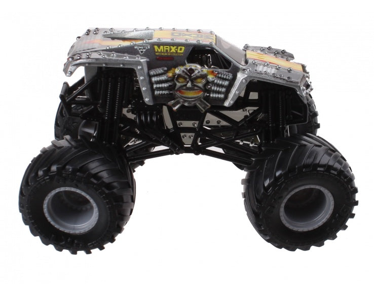 schaalmodel Monster Jam Max-D 1:64 zwart/zilver/geel