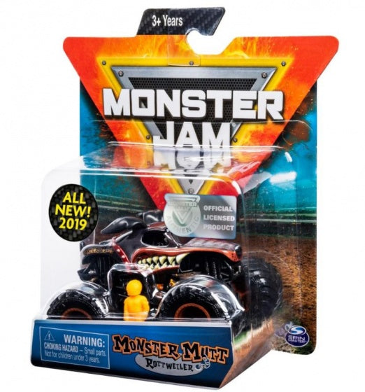 schaalmodel Monster Jam rottweiler 1:64 10 cm