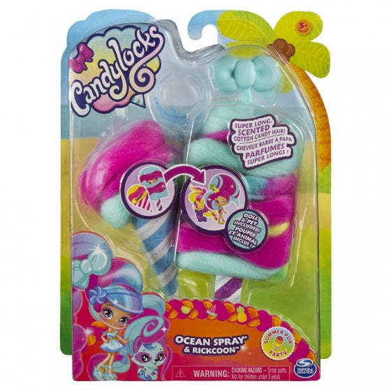 speelfiguur Candylocks Ocean Spray & Rickcoon multicolor