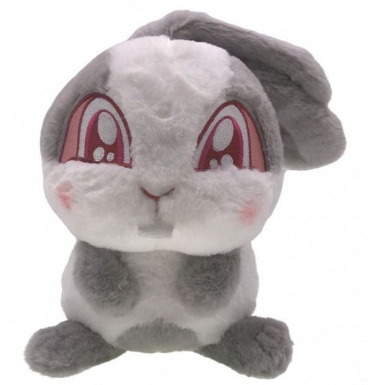Cuties knuffel konijn 25 cm grijs