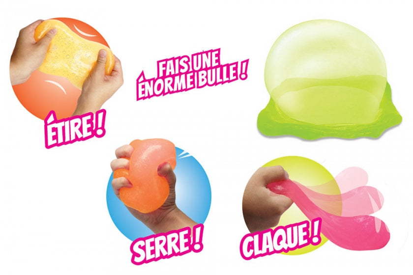 Slimy Mega Bubble 12 cm roze