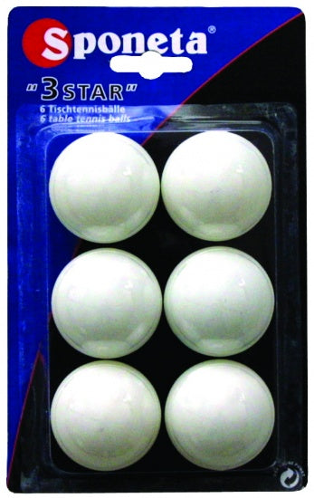 Tafeltennisballen 3 Sterren 6 Stuks