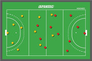 Coachbord Hockey Magnetisch 43 X 30 cm