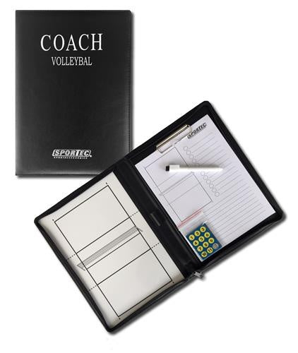 Coachmap volleybal magnetisch 52 x 36 cm zwart