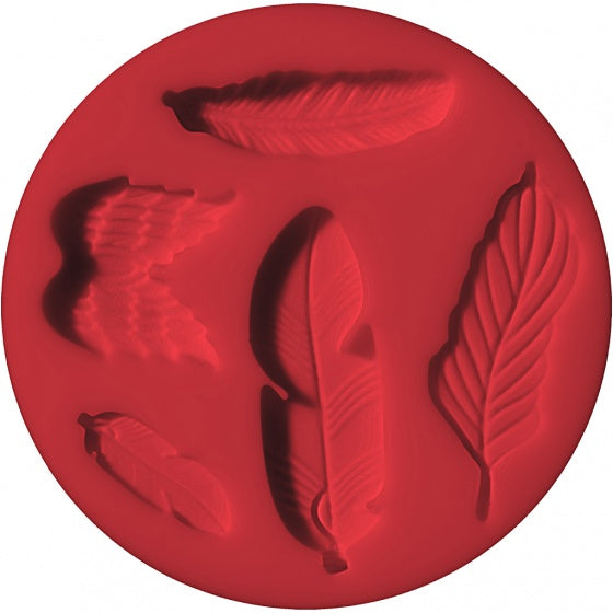 Fimo duwvorm veren 7 cm rood