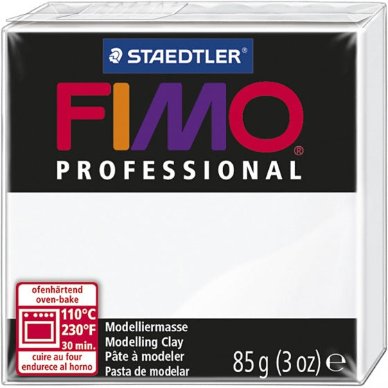 Fimo Professional boetseerklei 85 gram wit