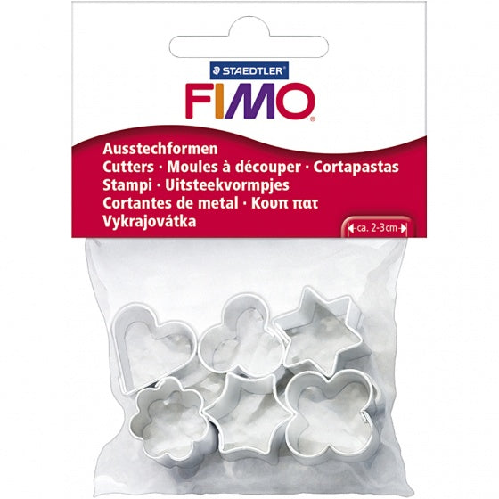 Fimo uitsteekvormen set 6-delig