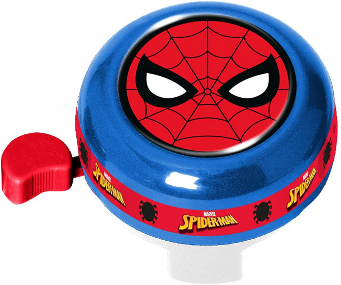 fietsbel Marvel Spider-Man junior 6 x 7 x 10 cm blauw/rood