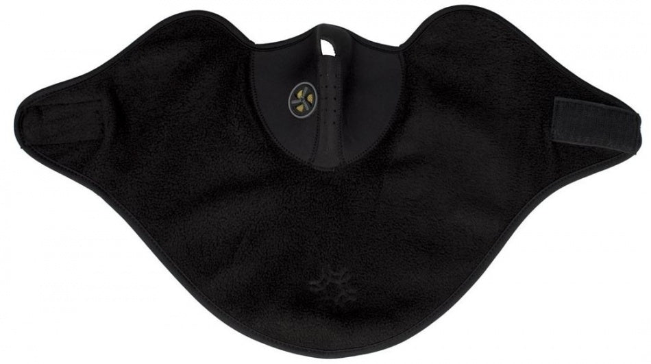 Gezichtsbeschermer Met Mondstuk Fleece Zwart