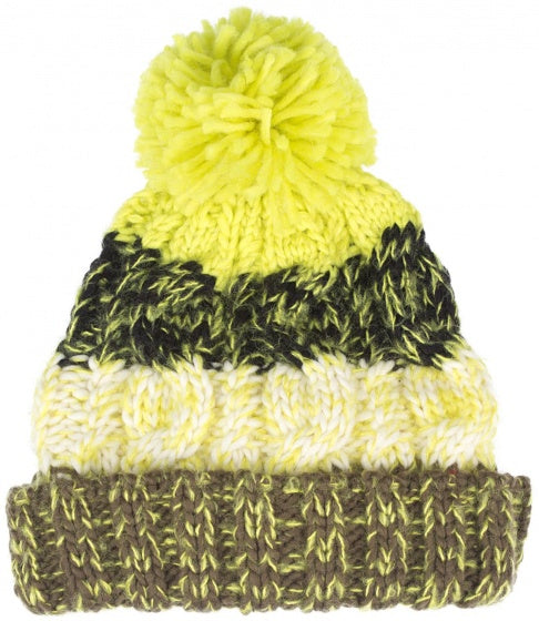 muts Olaf jongens lime one size